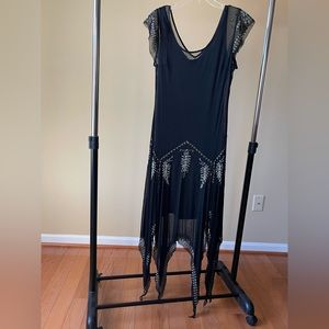 Black Long Sleeve Cover up Dress